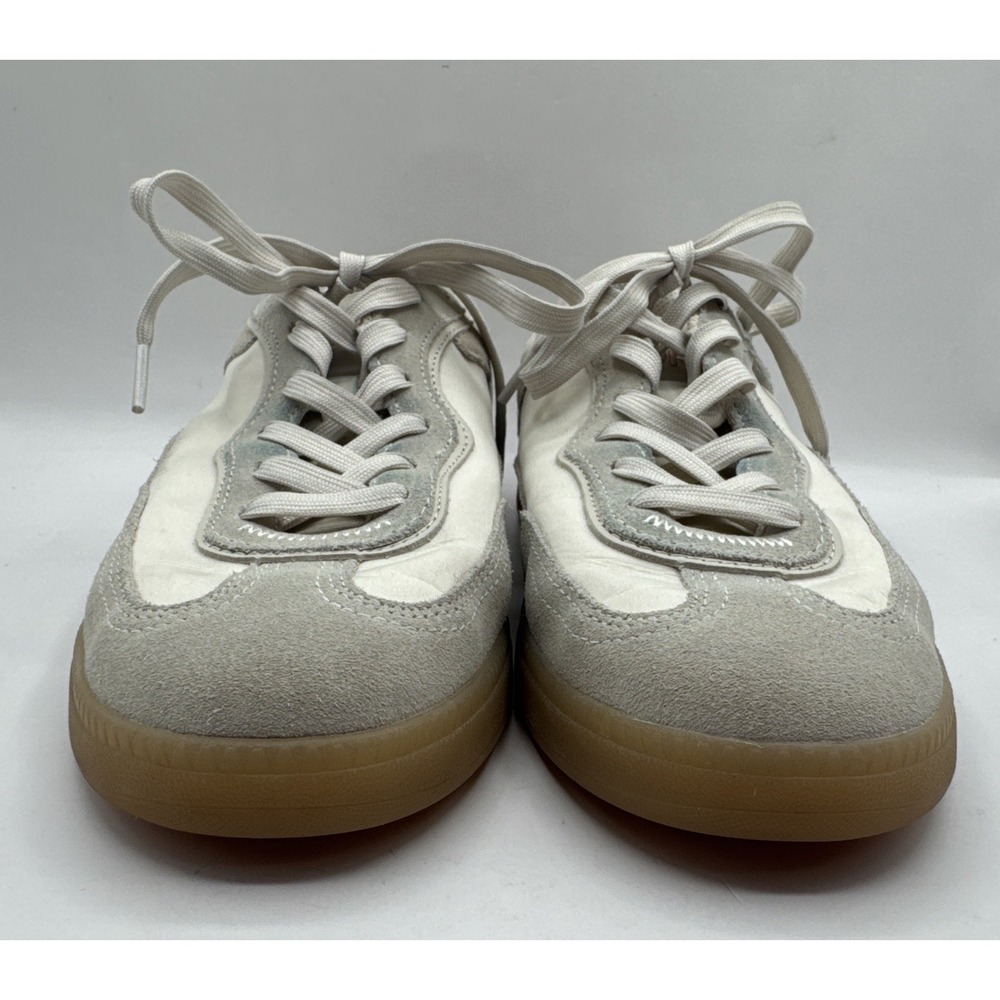 Hoff Park Beige Sneakers Womens Sz 8.5 40‎ Suede Lace Up Athletic Comfort